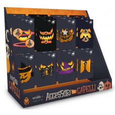 DISPLAY 80 PZ ACC.CAPELLI HALLOWEEN (2pz)